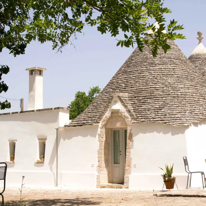 Trulli dove soggiornare nei Giardini di Pomona